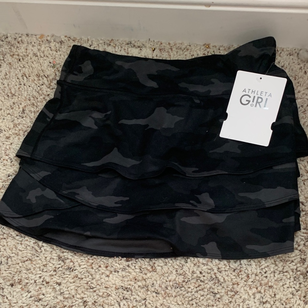 Athleta Dark Camouflage Mini Skirt